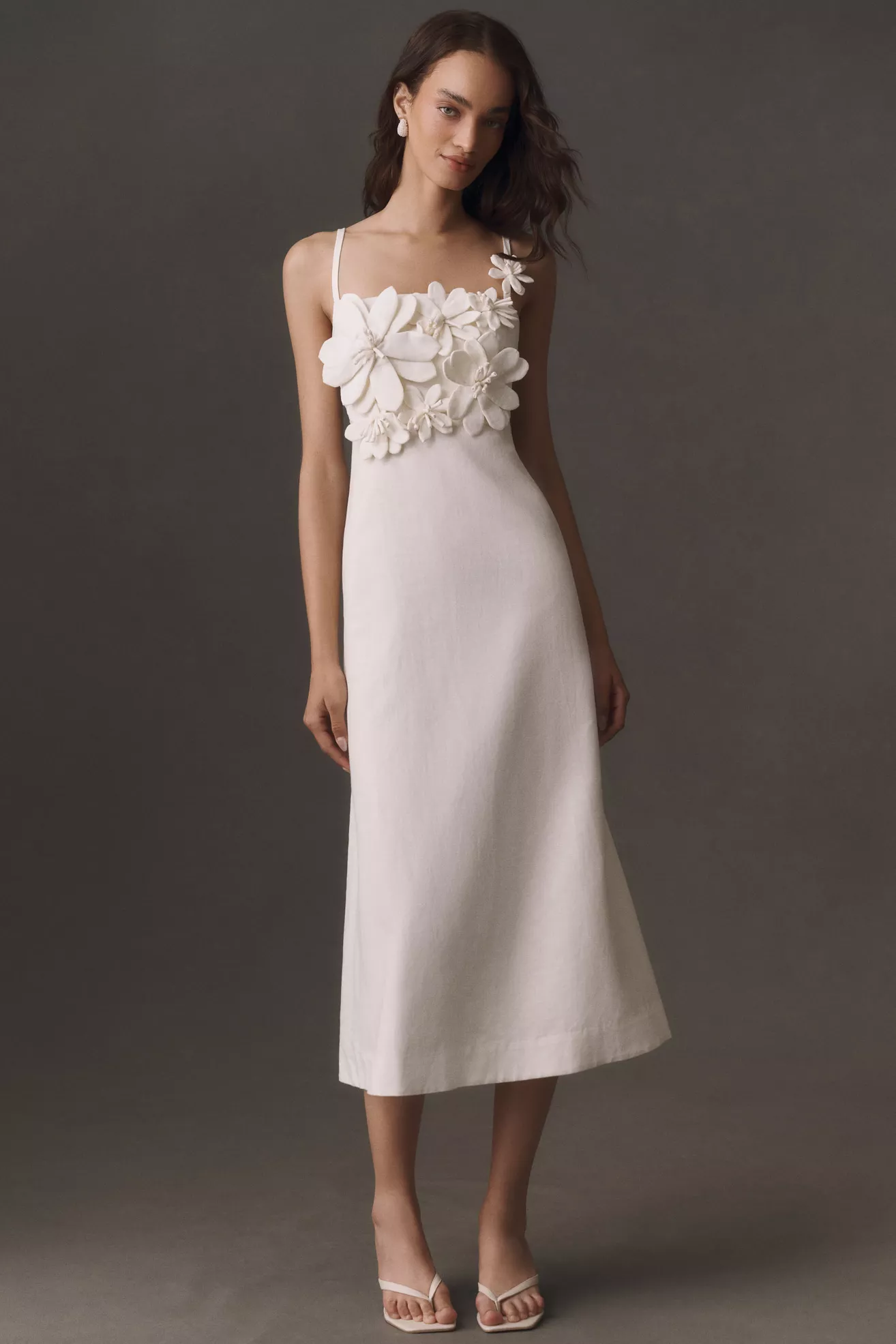 Mestiza Esperanza Appliqué Midi Dress