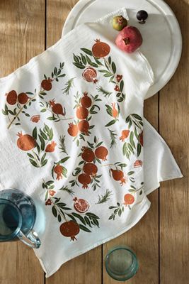 Pomegranates Dish Towel