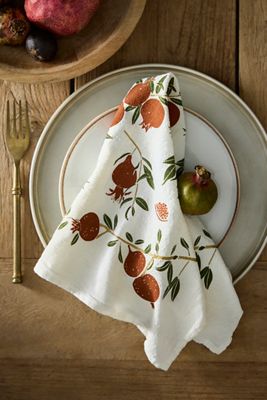 Pomegranates Napkins, Set of 4