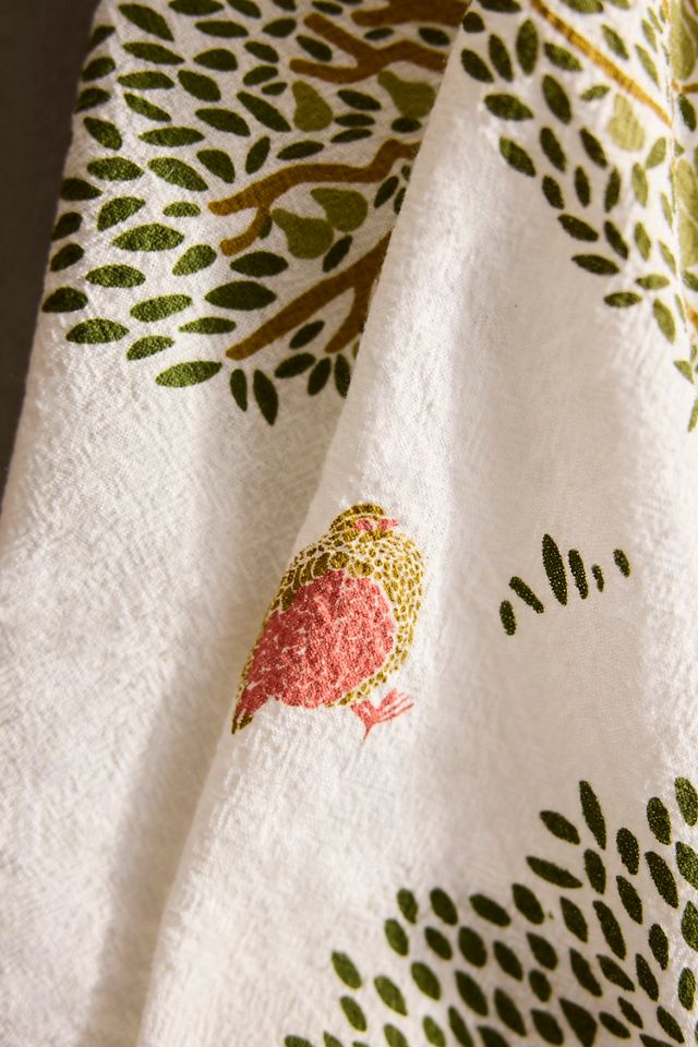 Partridge + Pear Tree Dish Towel #1