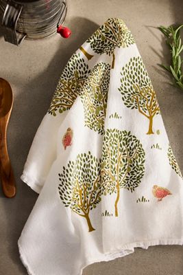 Partridge + Pear Tree Dish Towel