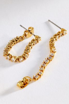 Luv Aj Ballier Chain Studded Earrings
