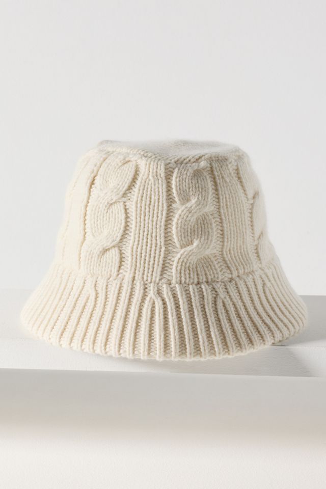 Ralph Lauren Cable-Knit Bucket Hat #1