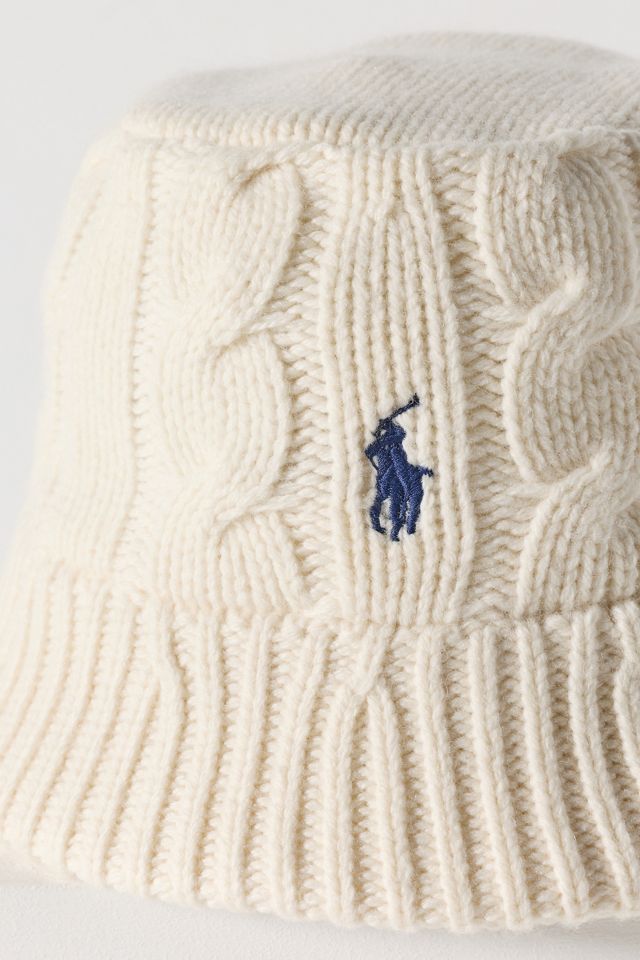 Ralph Lauren Cable-Knit Bucket Hat #2