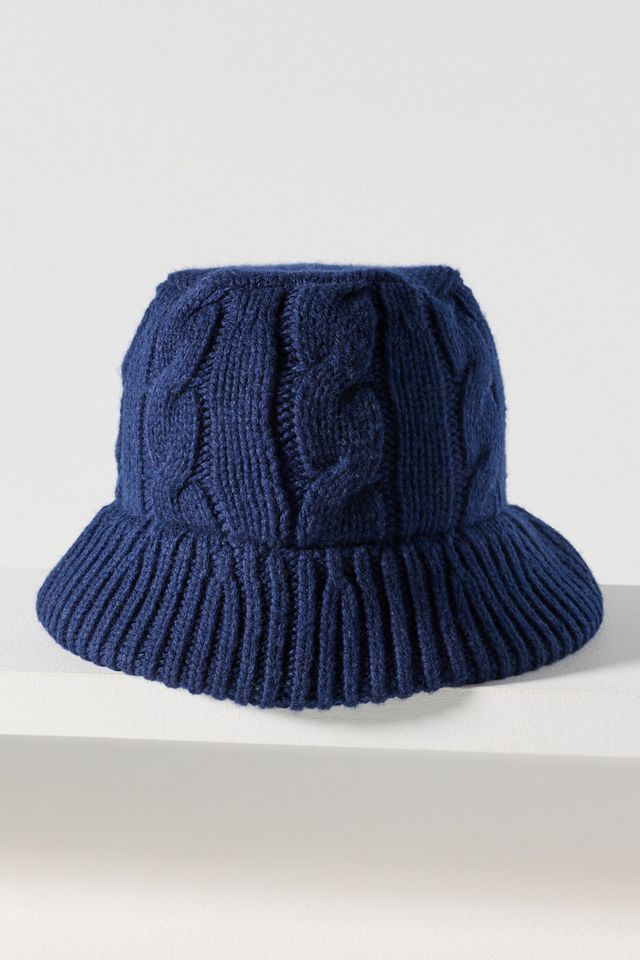 Ralph Lauren Cable-Knit Bucket Hat #1