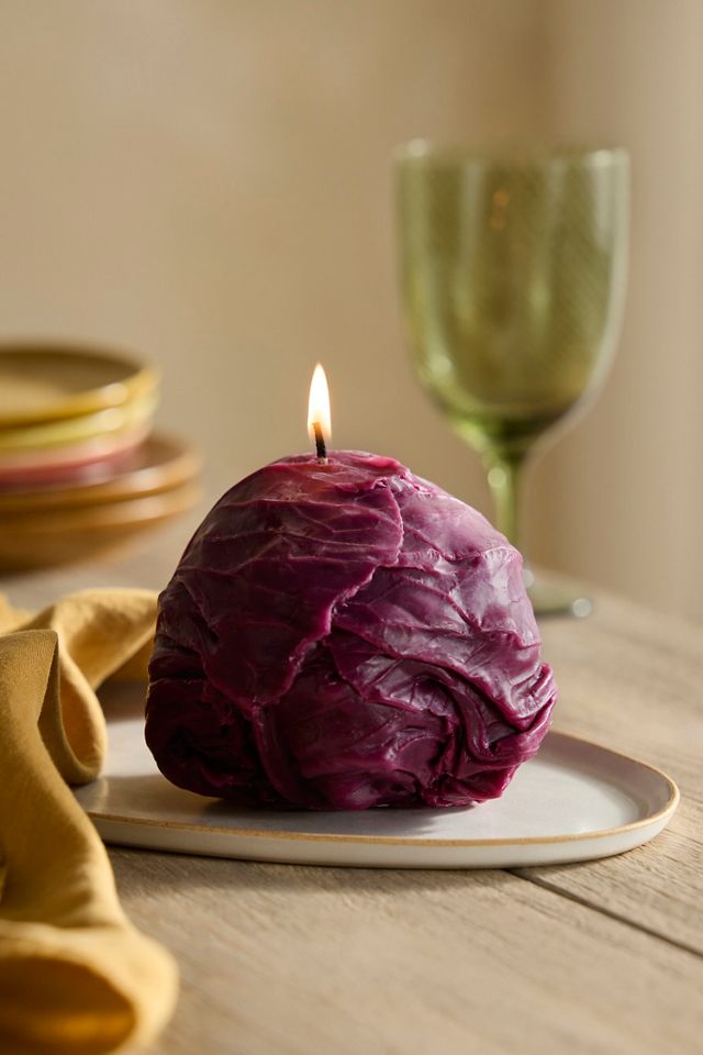Happy Organics Cabbage Candle #1