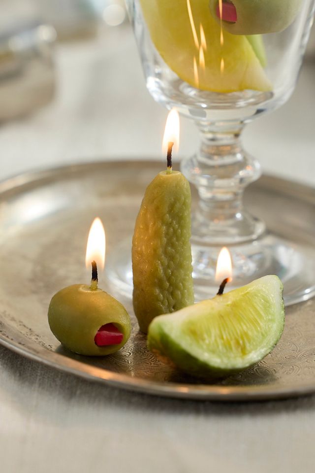 Happy Organics Bloody Mary Garnish Candle Set #1