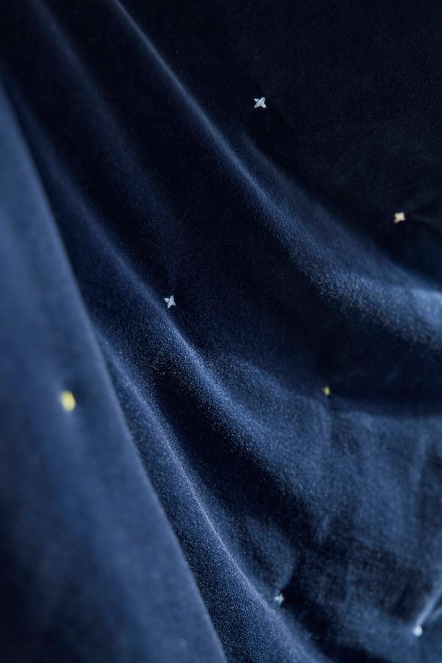 Quilted Velvet Throw #1