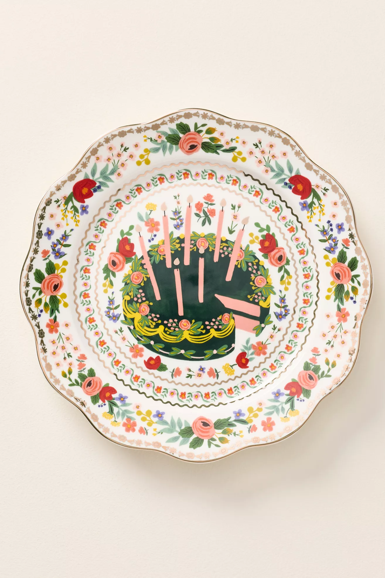 Rifle Paper Co. Stoneware Celebration Plate - thumbnail 3