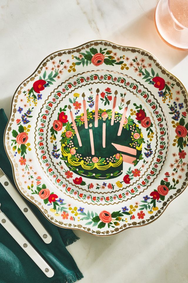 Rifle Paper Co. Stoneware Celebration Plate #1