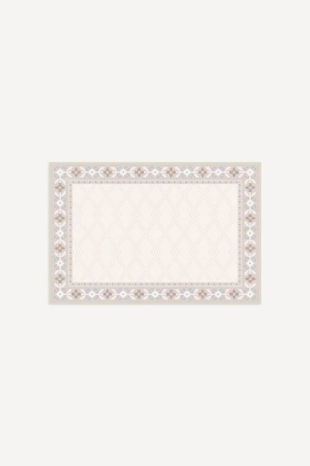 Ruggable Washable Kinley Floral Border Tufted Rug #3