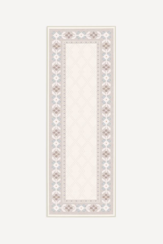 Ruggable Washable Kinley Floral Border Tufted Rug #4