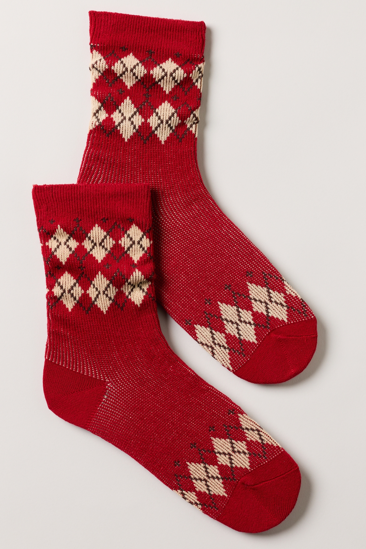 Casa Clara Argyle Crew Socks