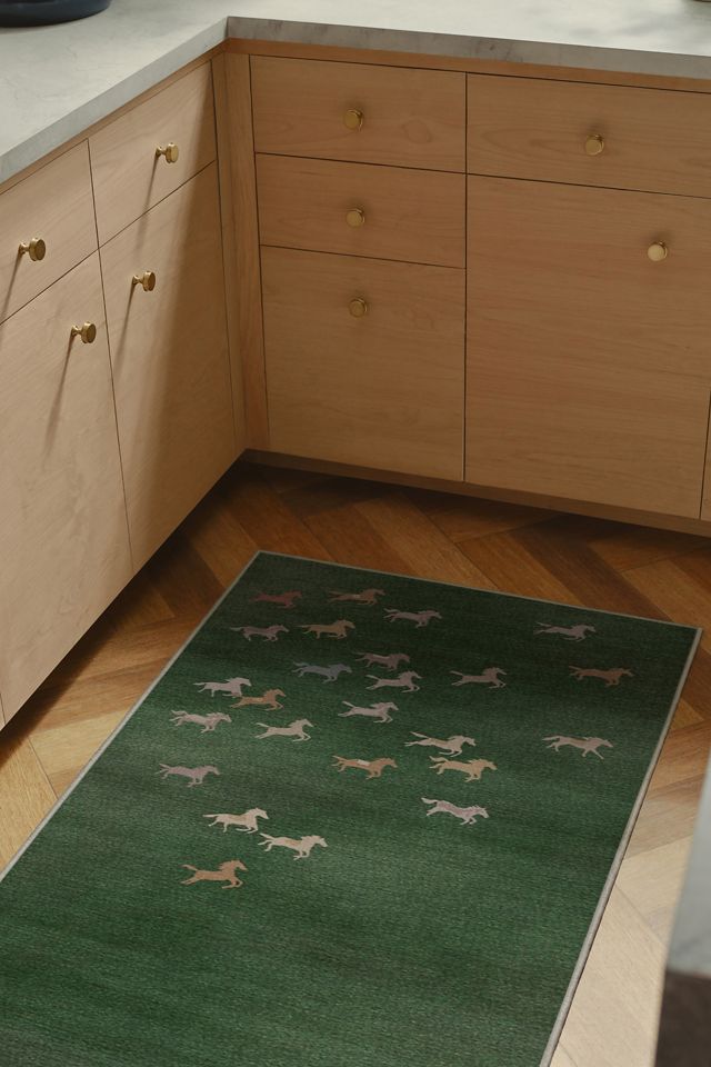 Ruggable Washable Felix Tufted Horses Rug #1