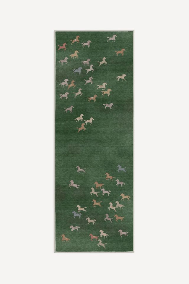 Ruggable Washable Felix Tufted Horses Rug #4
