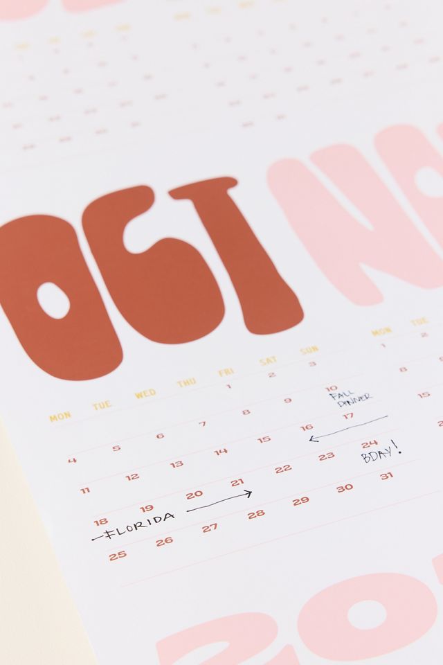2027 Tall Months Calendar #1