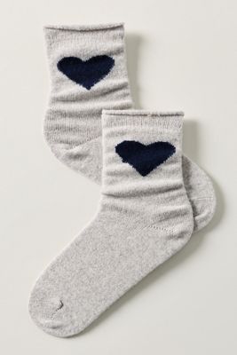 By Anthropologie Love Cashmere Blend Crew Socks