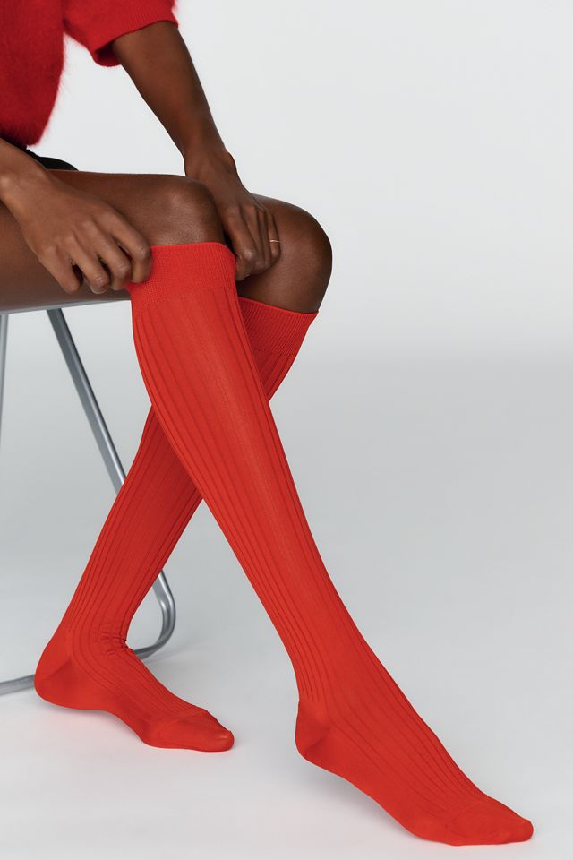 By Anthropologie Ribbed Knee High Socks #1