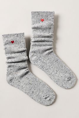 Le Bon Shoppe Embroidered Icon Snow Socks