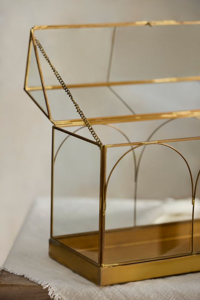 Brass Greenhouse Terrarium #1