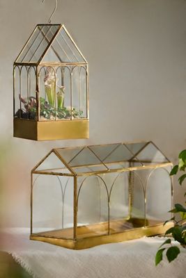 Brass Greenhouse Terrarium