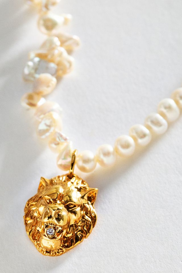 Hermina Athens King Leon Pearl Necklace #1