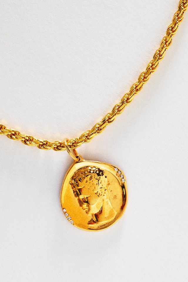 Hermina Athens Wreath of Achilles & Hermis Necklace #1