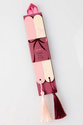 Tassel Nail Files, Set of 2