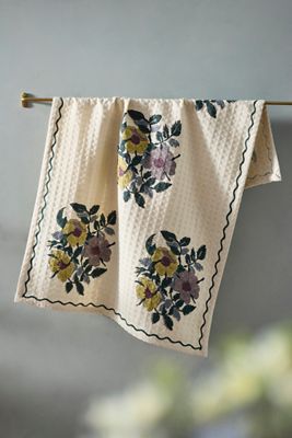 Floral Bouquet Cotton Hand Towel 