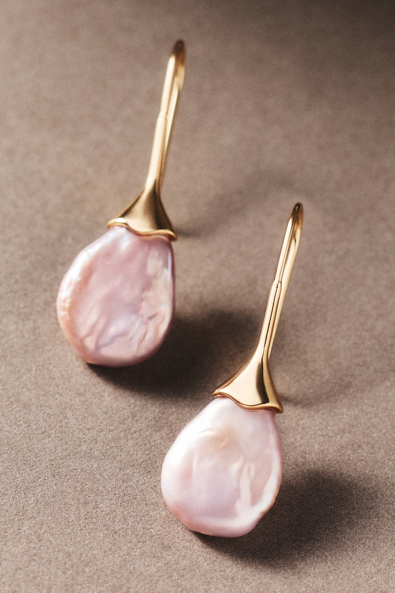 By Anthropologie Pearl-Tipped Drop Earrings