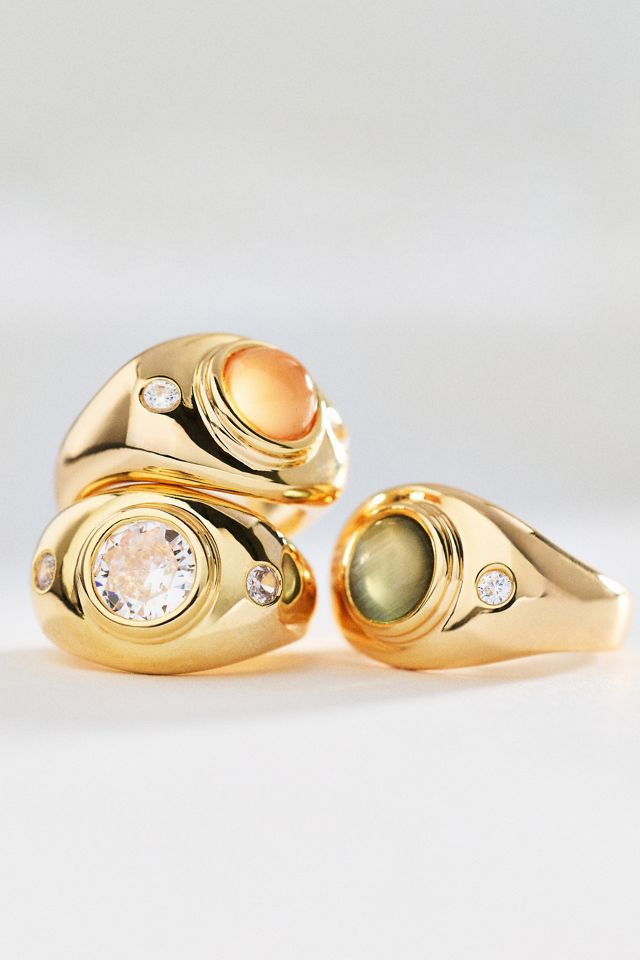 By Anthropologie Orbit Stacking Ring #2