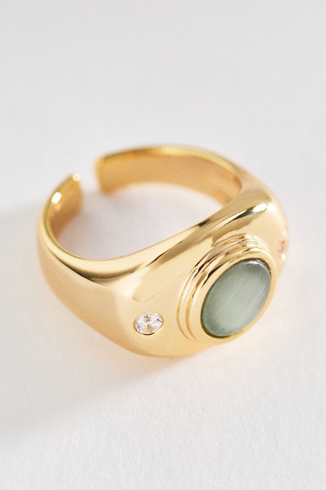 By Anthropologie Orbit Stacking Ring #3