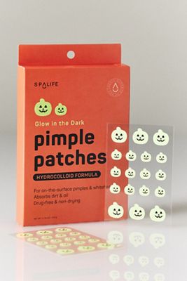 SpaLife Glow In The Dark Pumpkin Pimple Patches