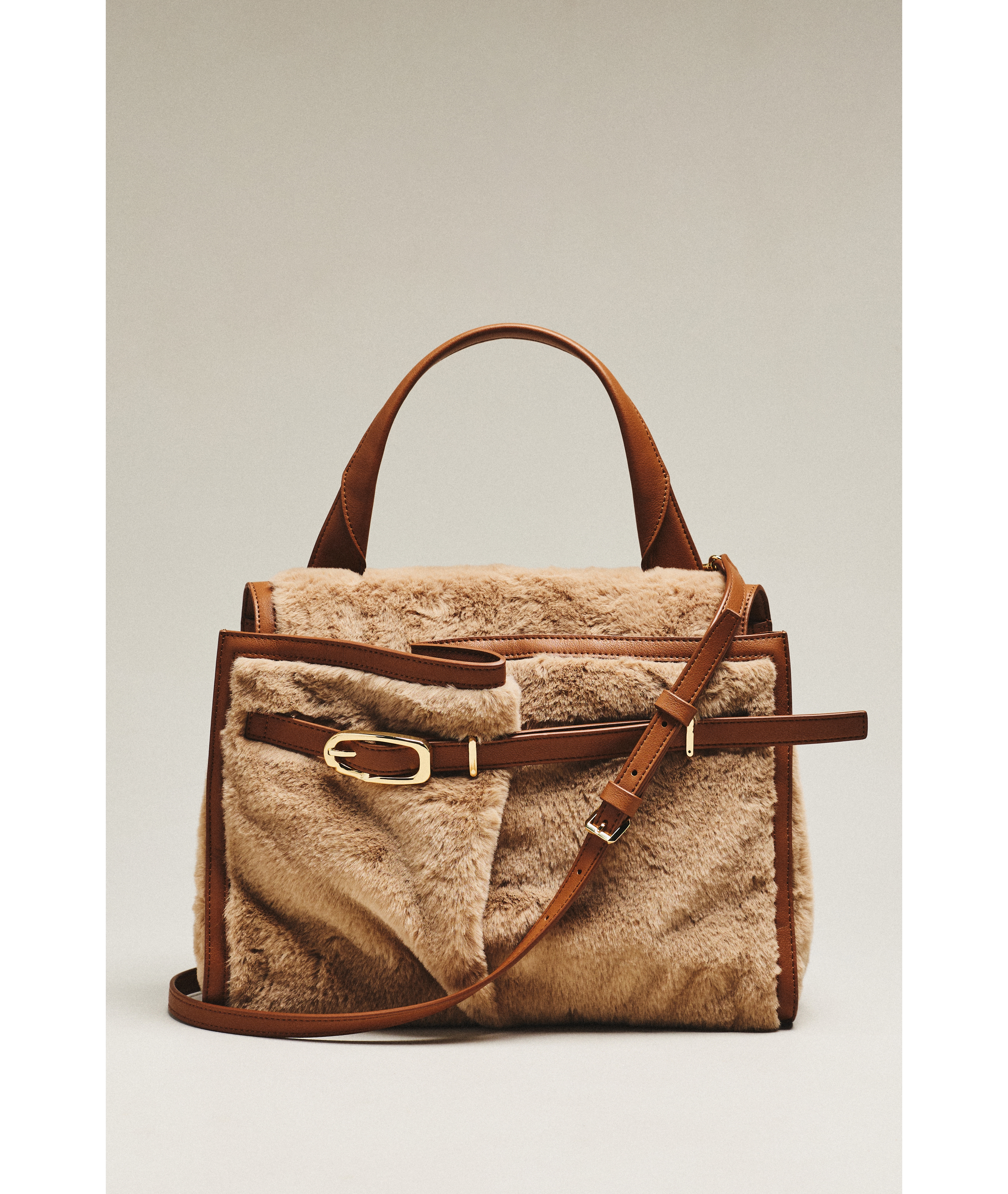 Dolce Vita Faux Fur Borgo Tote Bag