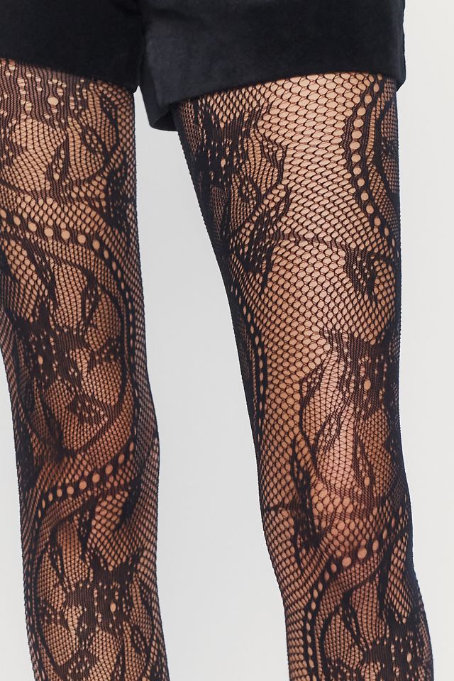 High Heel Jungle Monet Lace Tights #3
