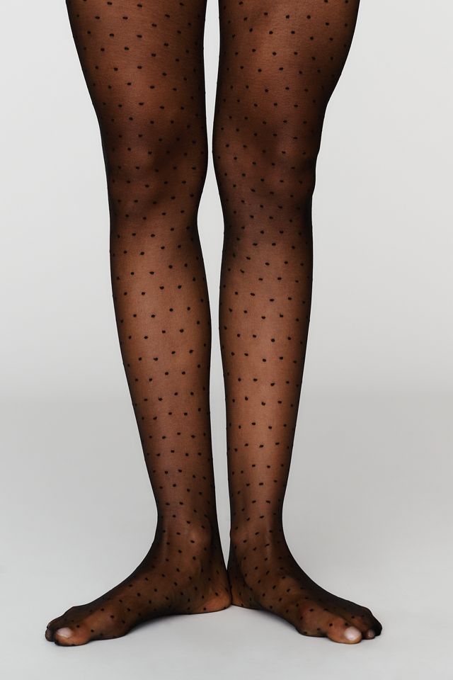 Commando Chic Dot Sheer Tights #1