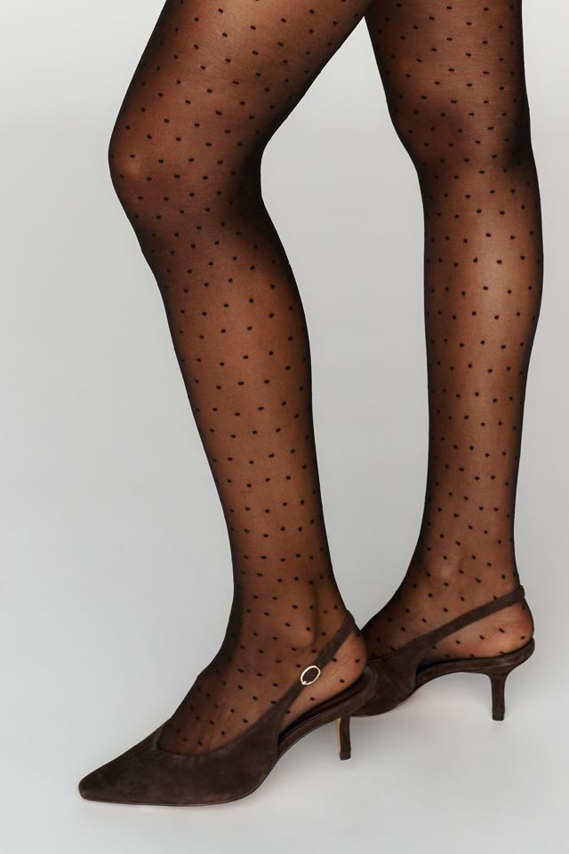 Commando Chic Dot Sheer Tights #2