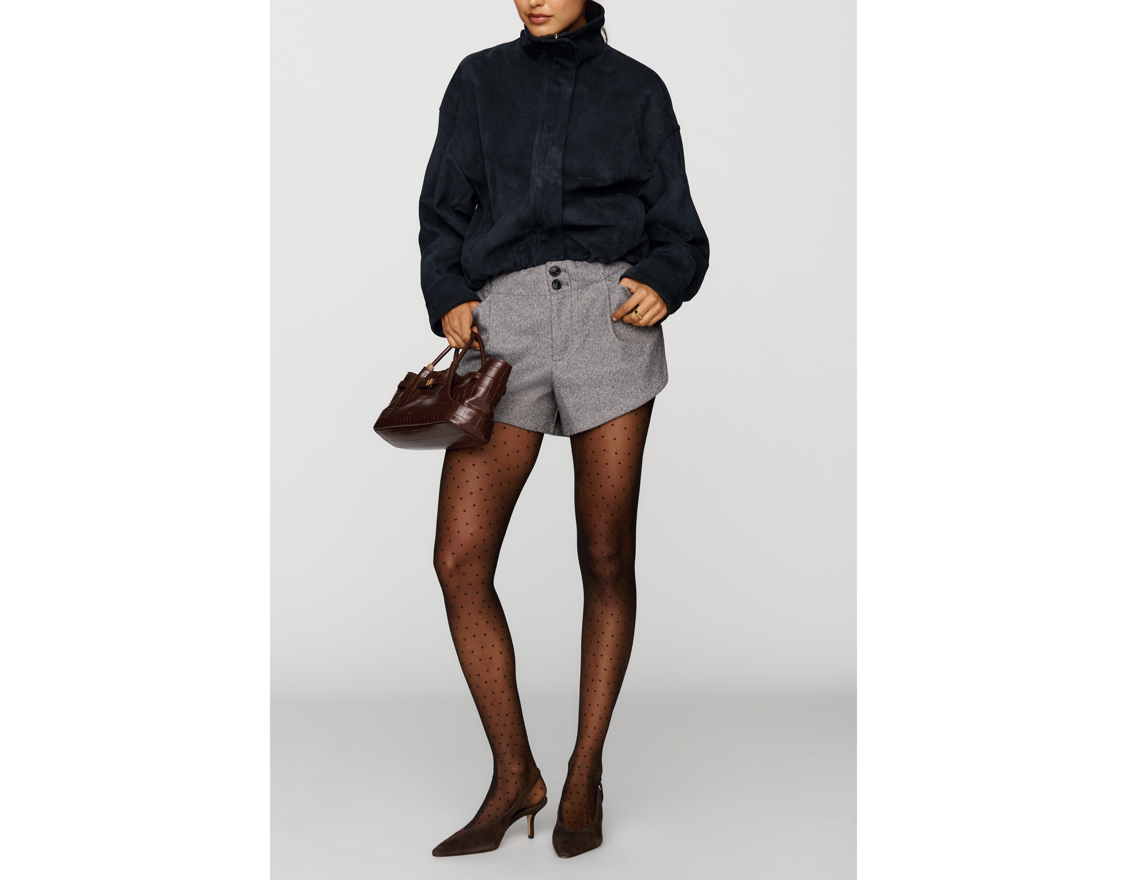 Commando Chic Dot Sheer Tights