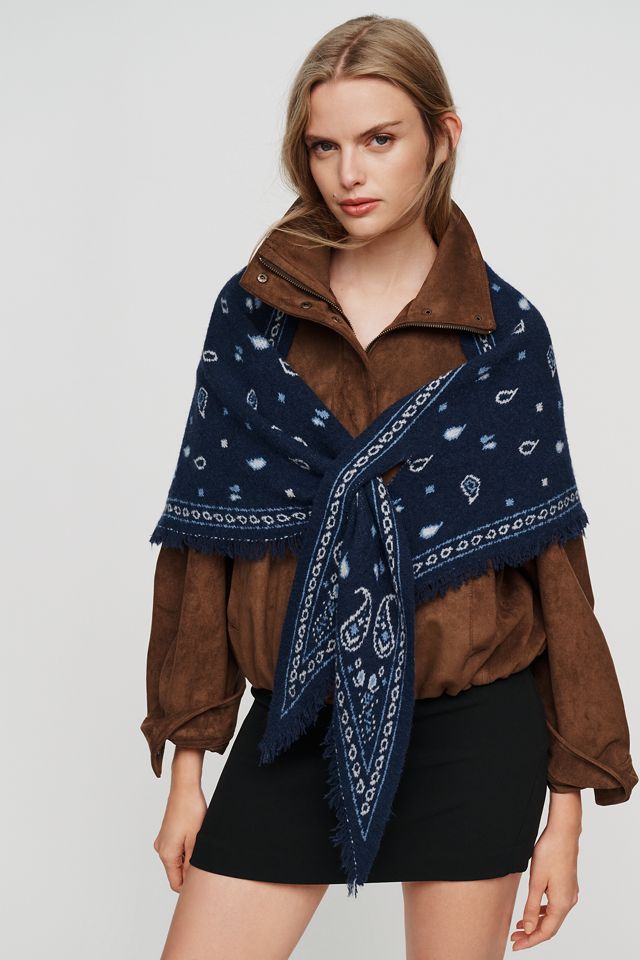 By Anthropologie Large Bandana Scarf #1