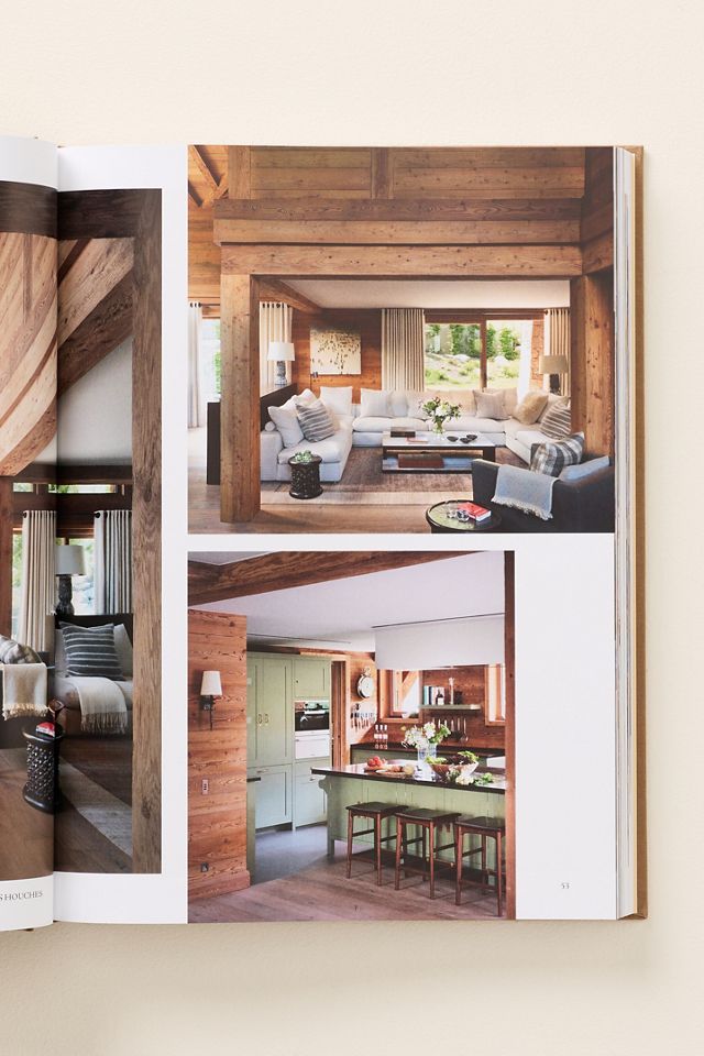 Living in Style Mountain Chalets Hardcover Coffee Table Book #1