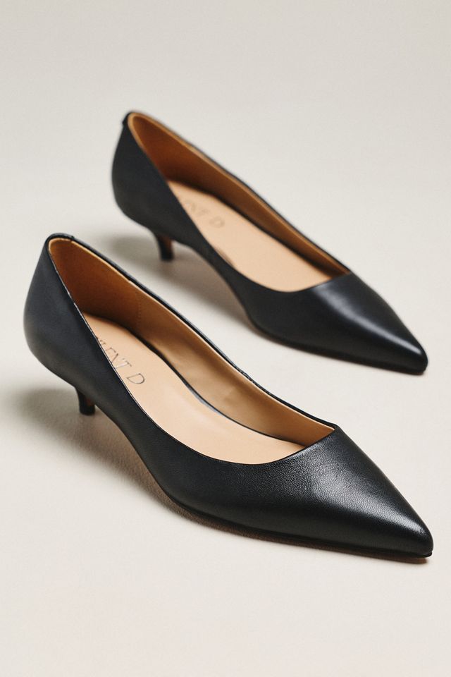 Silent D Bryce Pointed Toe Pump Kitten Heels #1