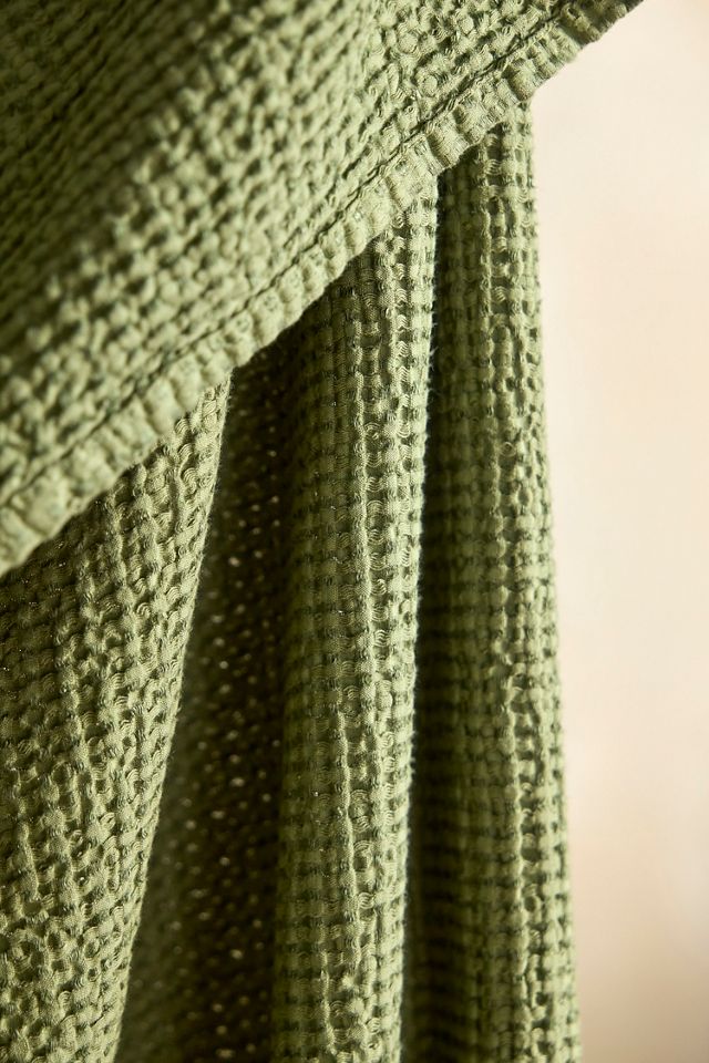 Waffle Linen + Cotton Throw #1
