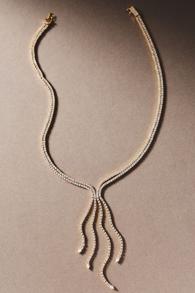 NADRI Diva Fringe Y Necklace #1
