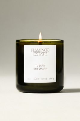 Flamingo Estate Fresh Tuscan Rosemary Boxed Glass Candle