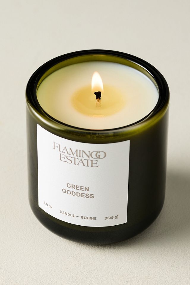 Flamingo Estate Fresh Green Goddess Boxed Glass Candle #2