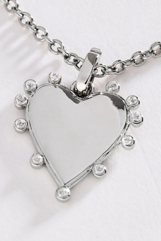 By Anthropologie Crystal Heart Charm #2