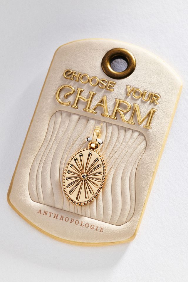 By Anthropologie Oval Medallion Charm #1