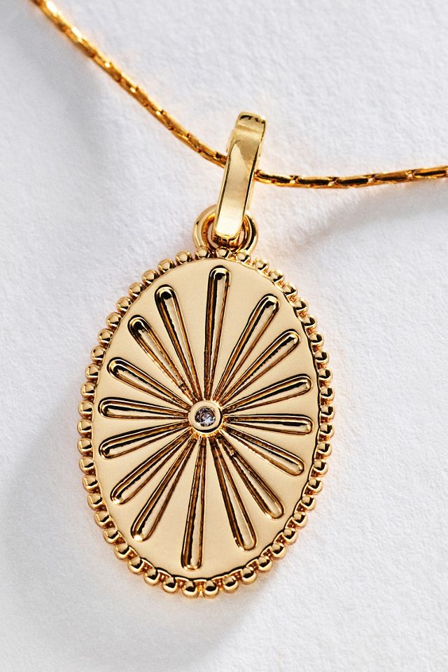 By Anthropologie Oval Medallion Charm #2