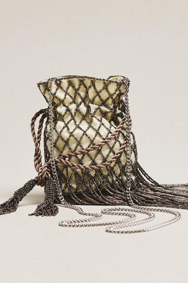 Maeve Cinched Rope & Fring Pouch #2