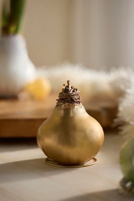 Waxed Amaryllis Bulb, Gold